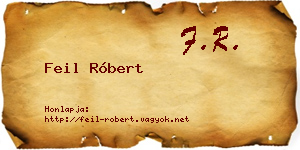 Feil Róbert névjegykártya